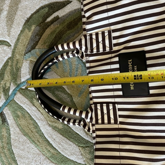 Henri Bendel Striped Weekender X-Large Tote NWOT - Picture 10 of 15